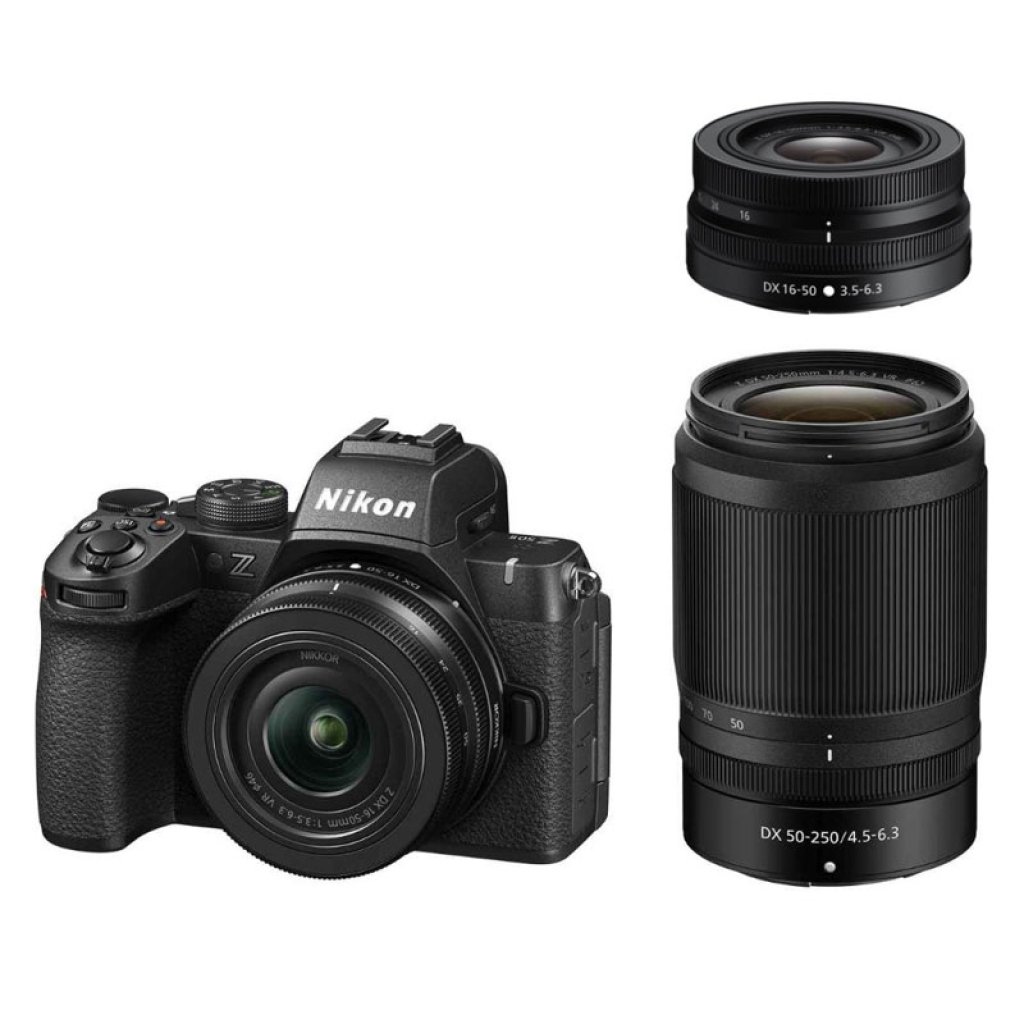 NIKON Z50II with 16-50mm and 50-250mm DX lenses
